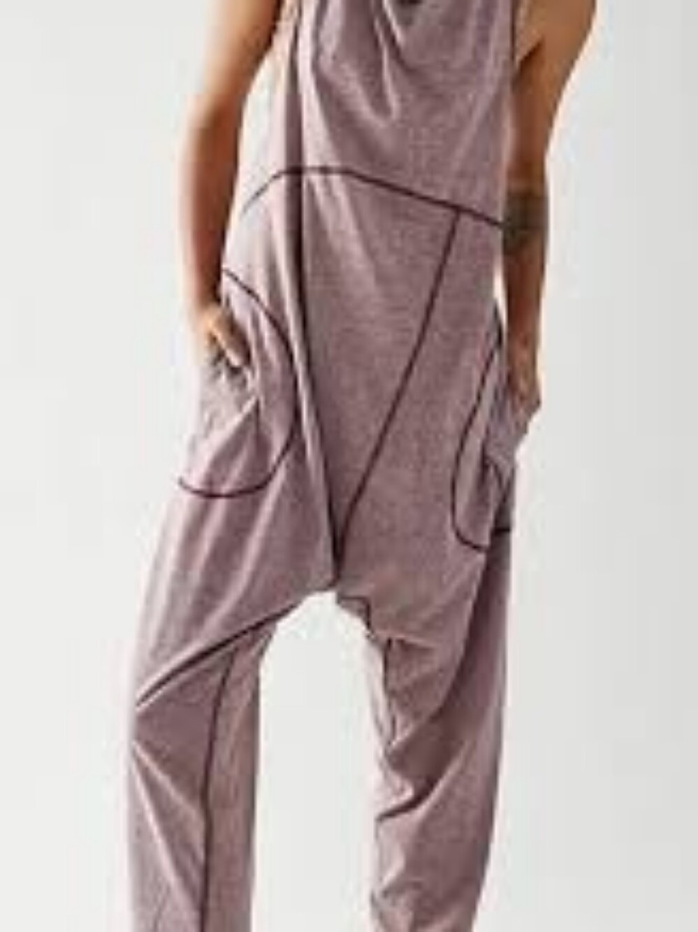 Free People Grey Nice Try Onesie